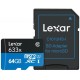 Lexar 64GB microSDHC UHS-I High Speed 633x with Adapter (Class 10)